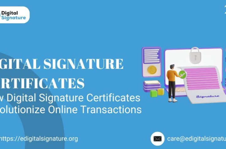 How Digital Signature Certificates Revolutionize Online Transactions