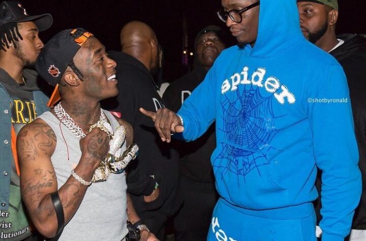 Young Thug SP5DER hoodie.