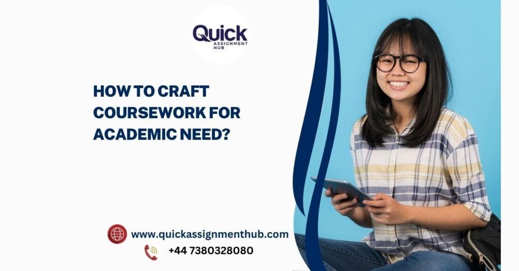 How to craft coursework for academic need?