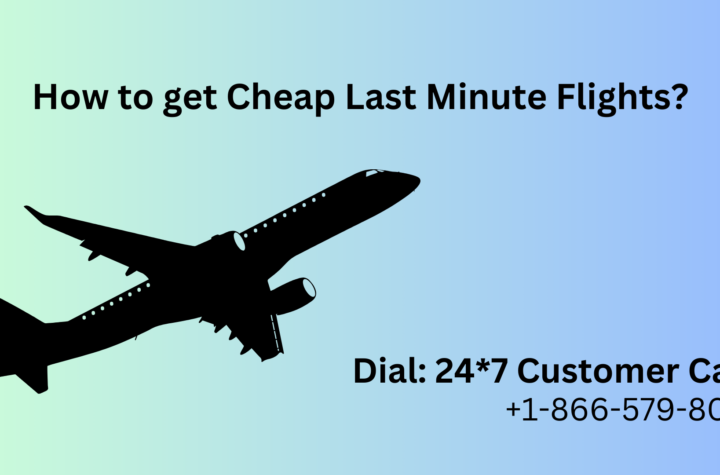 How to get Cheap Last Minute Flights +1-866-579-8033