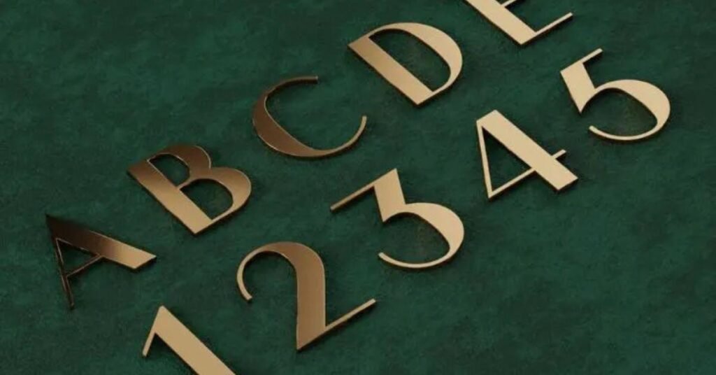 Elegant metal letters used in high-end signage, showcasing durability, premium aesthetics, and customizable designs for upscale businesses and corporate branding.