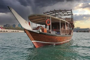 Traditional Dhow boat In Qatar