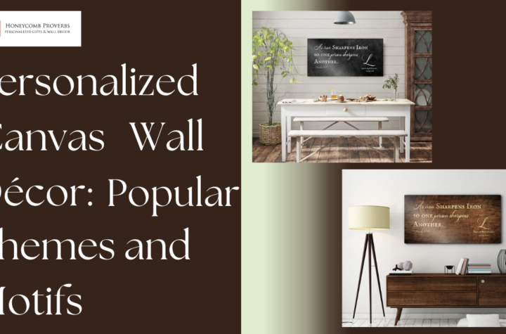 Personalized Canvas Wall Décor: Popular Themes and Motifs