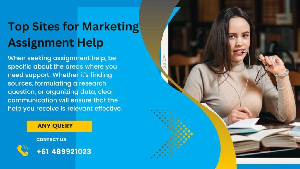 Top Sites for Marketing Assignment Help
