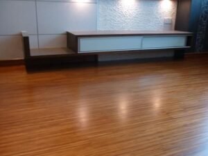 Teak wood flooring