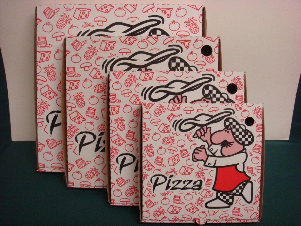 pizza boxes