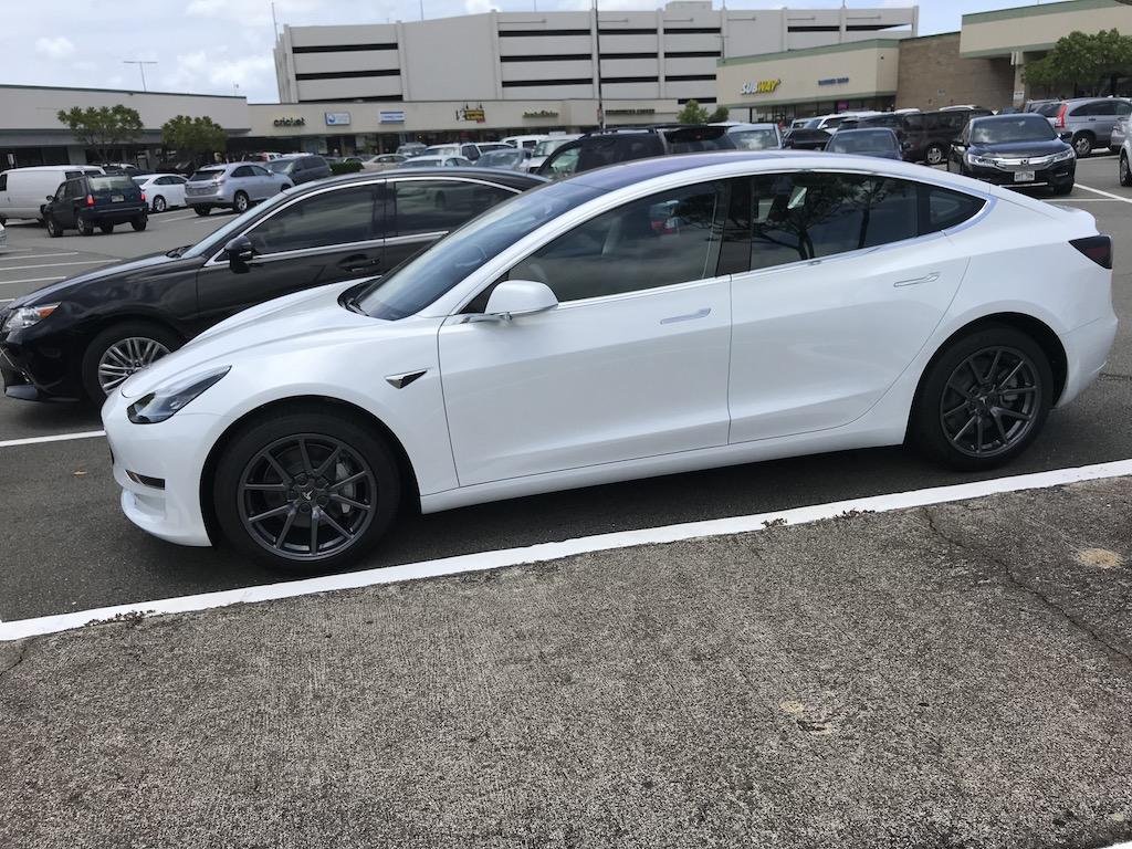 Renting a Tesla Model 3